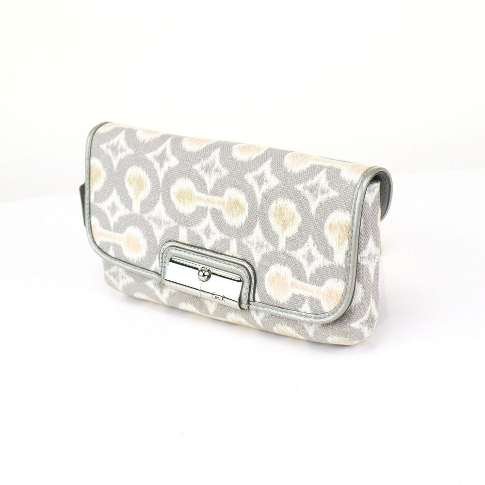 Nwt Coach Ikat Signature Mini Bag W Wristlet